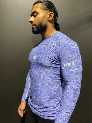 RUTHLESS.CO - LITE-FIT LONGSLEEVES- BLUE