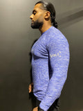 RUTHLESS.CO - LITE-FIT LONGSLEEVES- BLUE
