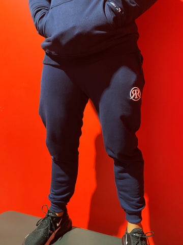 RUTHLESS.CO TEAM TRACKPANTS - NAVY/WHITE