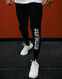 RUTHLES.CO FLEECE STEALTH TRACKIES - Stealth Black/White