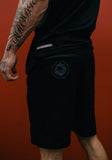 RUTHLESS TACTICAL FLEECE SHORTS - Stealth Black/Black