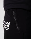 RUTHLESS TACTICAL FLEECE SHORTS - Arctic White/Black