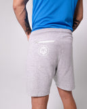 RUTHLESS TACTICAL FLEECE SHORTS - Ultra-Comfort Grey/White