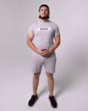 RUTHLESS.CO Confidential TEES -  GREY/WHITE