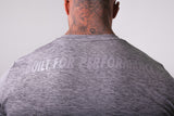 RUTHLESS.CO - LITE-FIT Tech Tees -Silver/Grey