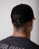 Vantablack Suede Lifestyle Embroided Ruthless Caps