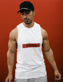 RUTHLESS.CO "POWER" SINGLETS - Ghost White/Red