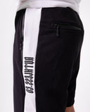 RUTHLESS.CO Confidential FRENCH TERRY FLEECE SHORTS Black/White